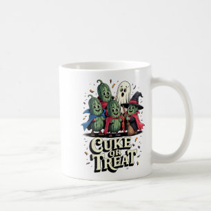 Cuke Or Treat – Funny Halloween Cuber Costume  Coffee Mug