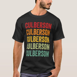 Culberson County Texas Rainbow Text Design T-Shirt