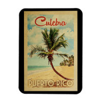 Culebra Palm Tree Vintage Travel
