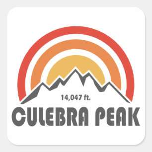 Culebra Peak Square Sticker