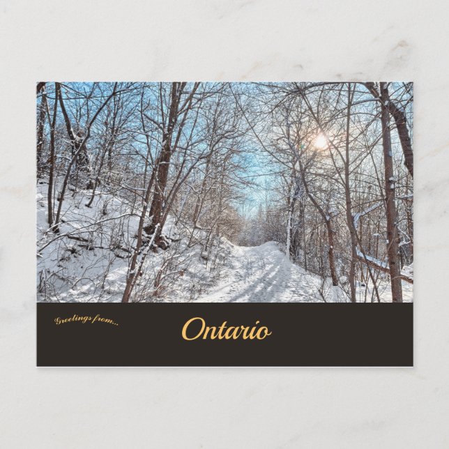 Culham Trail Mississauga Ontario Postcard (Front)