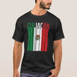 Culiacan Sinaloa Mexico Retro Mexican Church Vacat T-Shirt