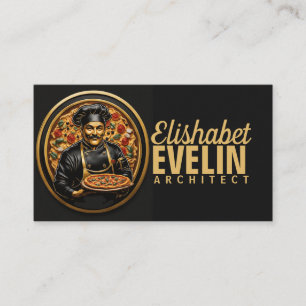 Culinary Artistry: Pizza Chef Business Card