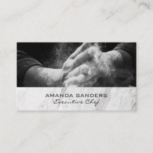 Culinary Arts Chef Hands Cooking Business Card