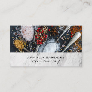 Culinary Arts   Spices Business Card