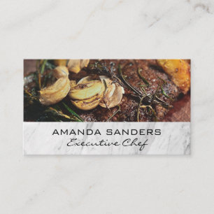 Culinary Arts   Steak Fine Dining Cuisine Business Card