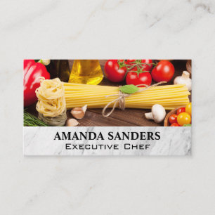 Culinary Arts Tomatoes Pastas Business Card