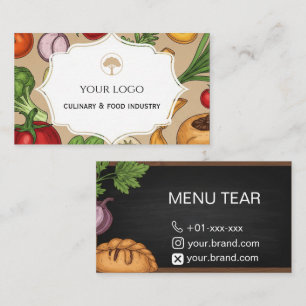  Culinary Business Card