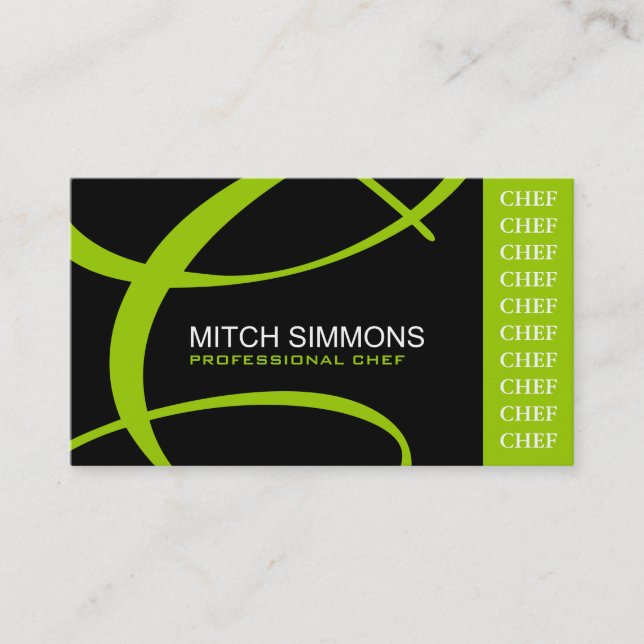 Culinary Chef Business Cards (Front)