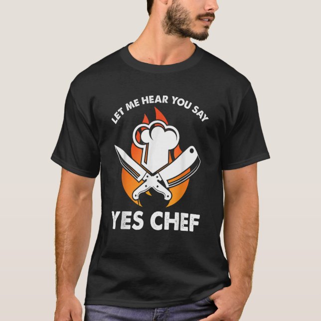 Culinary Chef  Expert Food Eater  I Love Cooking T-Shirt (Front)