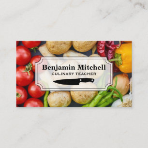 Culinary Chef   Fresh Produce Business Card