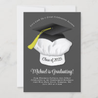 Culinary Chef Graduation Party Invitation