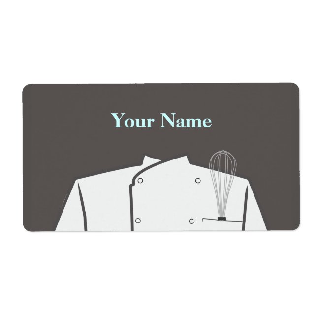 Culinary Chef Label (Front)
