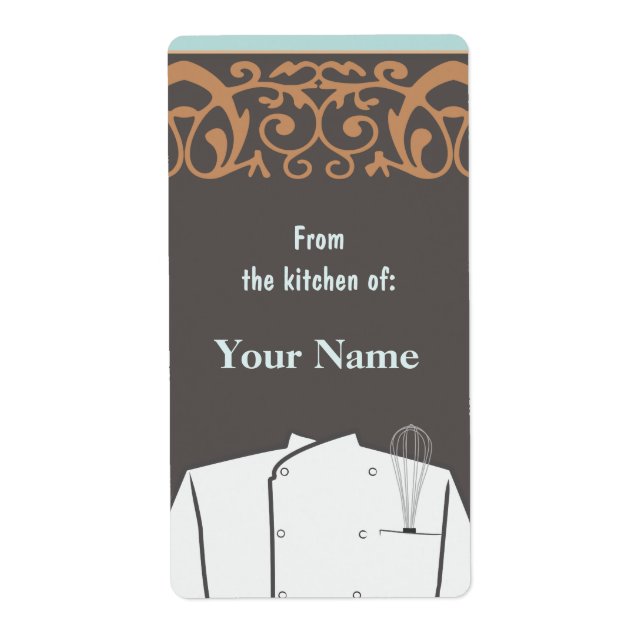 Culinary Chef Label (Front)