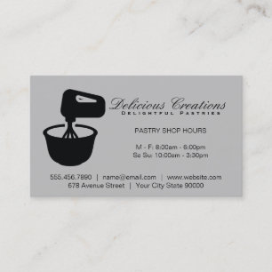 Culinary Chef   Restaurant Owner   Mixing Bowl Business Card