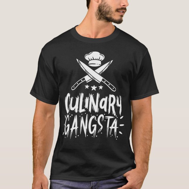 Culinary Chef space theme birthday drunk chef  T-Shirt (Front)