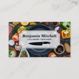 Culinary Chef   Vegetables Produce Business Card
