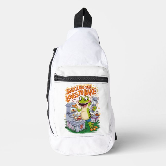 Culinary Explorer: Frogs Stove Adventure Sling Bag (Front)