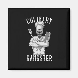 Culinary Gangster Cooking Kitchen Cook Chef Restau Magnet