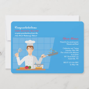 Culinary Grad Invitation
