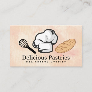 Culinary Hat   Restaurant  Business Card