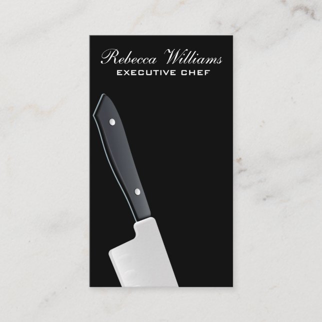 Culinary Knife Business Card (Front)