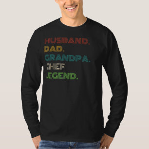 Culinary Legend: Husband, Dad, Grandpa - Funny Tee