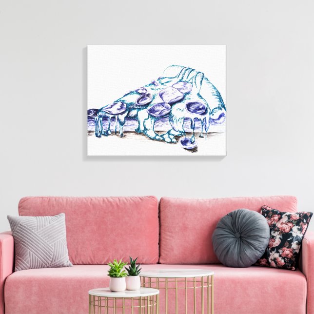 Culinary Longing  Canvas Print (Insitu(LivingRoom))