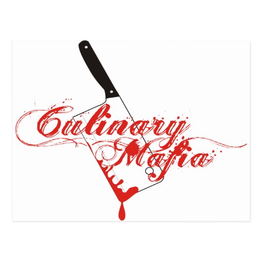 Culinary Mafia Postcard