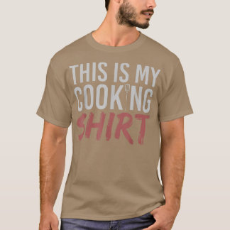 Culinary Meal Cook Hobby Food CookingFunny Chef T-Shirt
