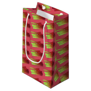 Culinary Rhubarb Stalks Vegetable Garden Food Veg Small Gift Bag