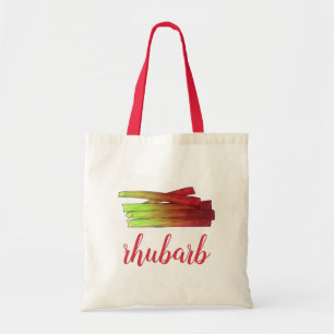 Culinary Rhubarb Stalks Vegetable Garden Food Veg Tote Bag