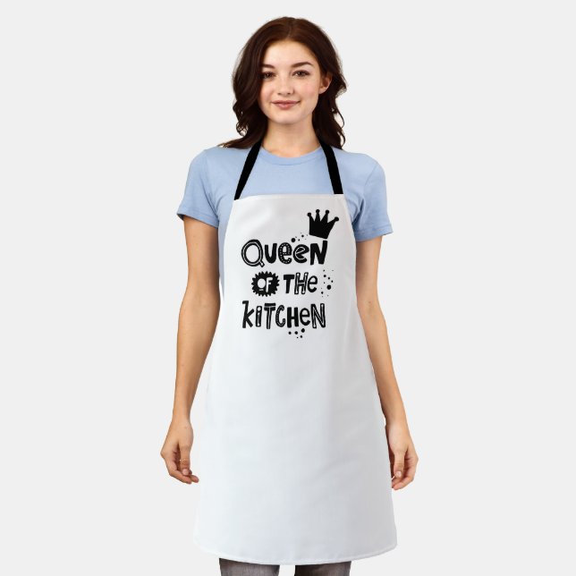 Culinary Royalty: Kitchen Queen Apron (Worn)