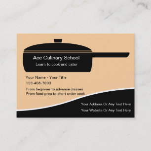 Culinary School Business Cards