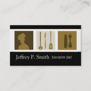 Culinary School Graduate Catering Cook Chef Business Card