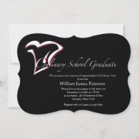 Culinary School Graduation Invitation