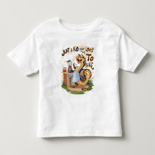 Culinary Serpent: A Snake in an Apron Toddler T-Shirt