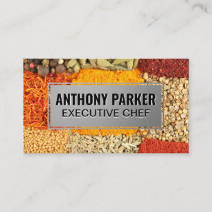 Culinary   Spices and Herbs Business Card