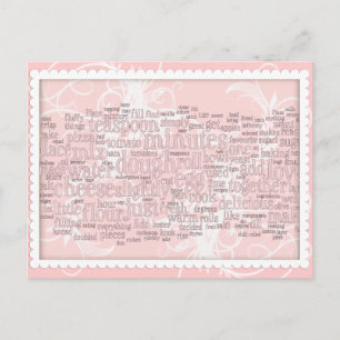 Culinary Terms Word Cloud Recipe Cards