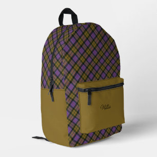 Culloden Ancient Scottish Clan Tartan Printed Backpack