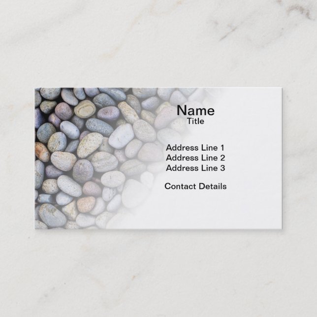 Culloden Moor Pebbles Business Card (Front)