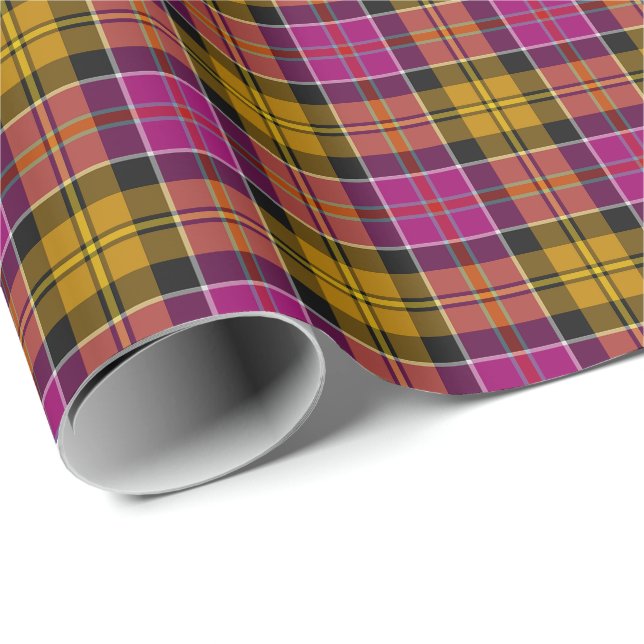 Culloden Scotland District Tartan Wrapping Paper (Roll Corner)