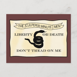 Culpeper Minutemen Flag Postcard