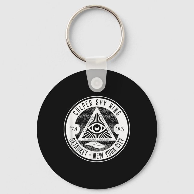 Culper Spy Ring Revolutionary War  Key Ring (Front)