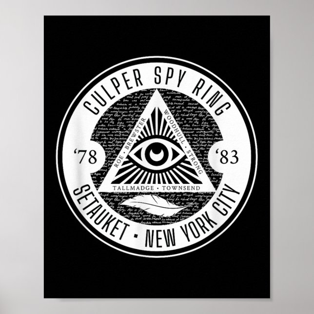 Culper Spy Ring Revolutionary War  Poster (Front)