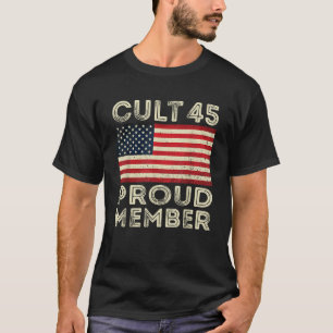 Cult 45 Proud Member Trump 2020 Xmas Gift Vintage T-Shirt