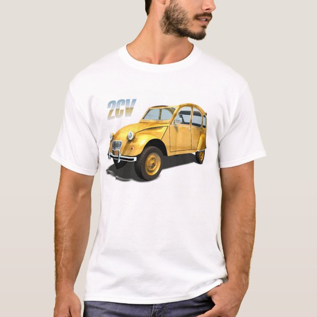 Cult Cars - Citroen 2cv T-Shirt (Front)