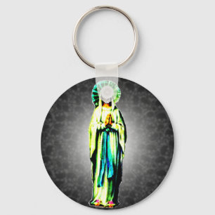 Cult Of Santa Muerte Key Ring