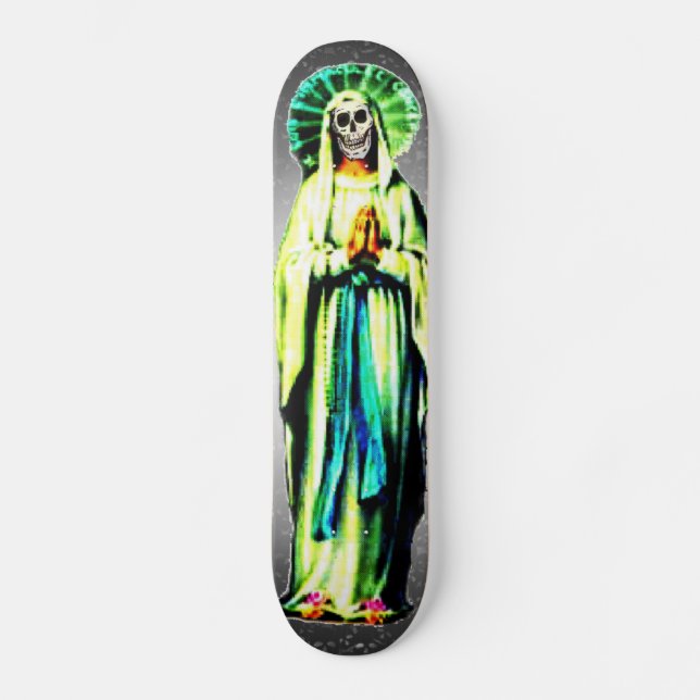 Cult Of Santa Muerte Skateboard (Front)