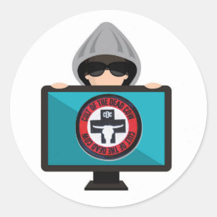 Cult of the Dead Cow Classic Round Sticker